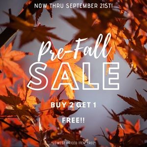 Pre-Fall Sale